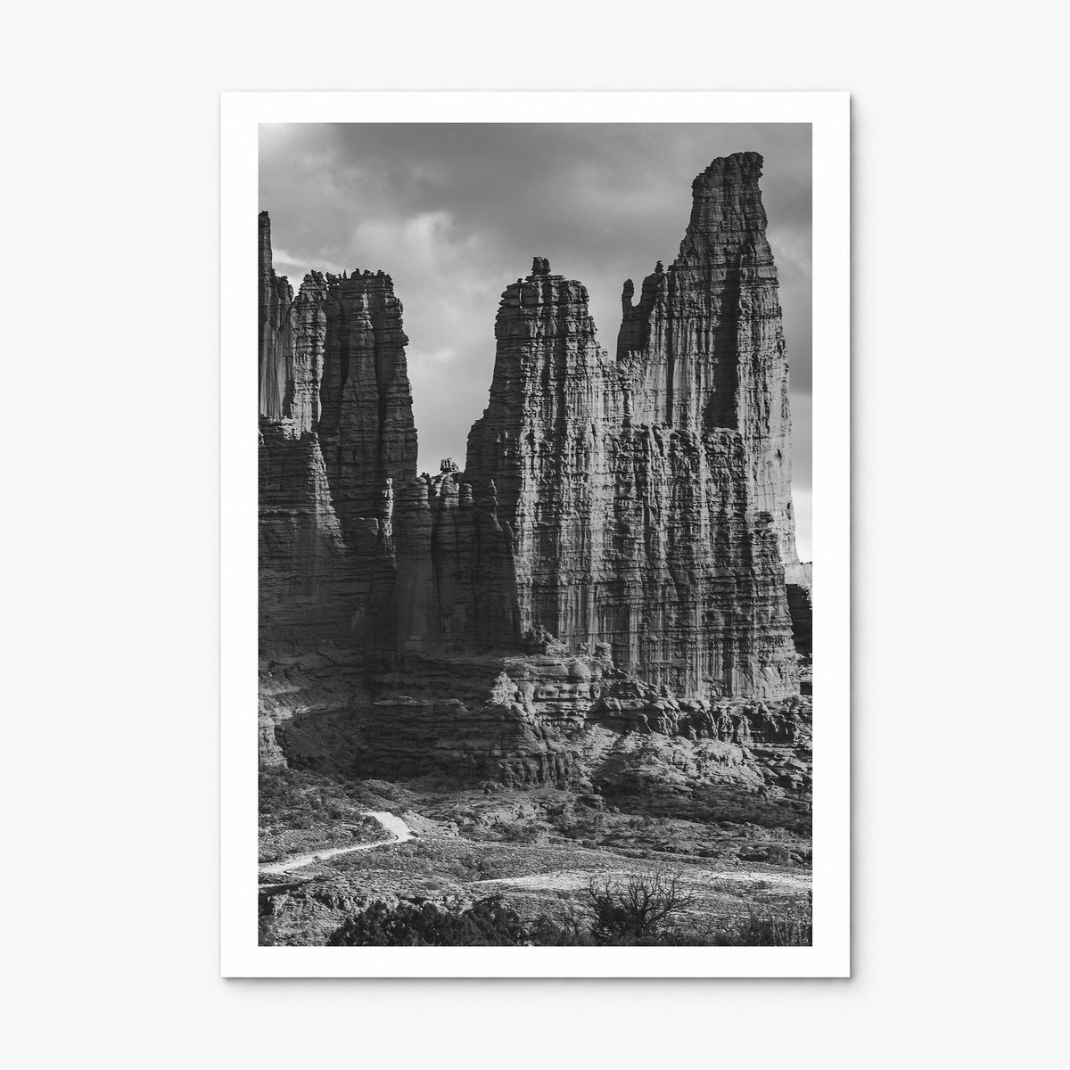 Moab Photo Poster, print only (unframed), white border