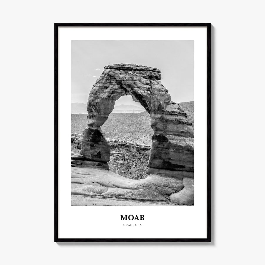Moab Classic Poster, framed poster mockup