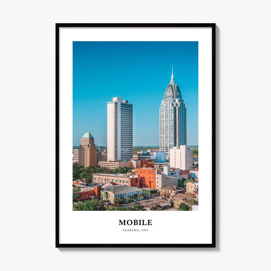 Mobile Classic Poster, framed poster mockup