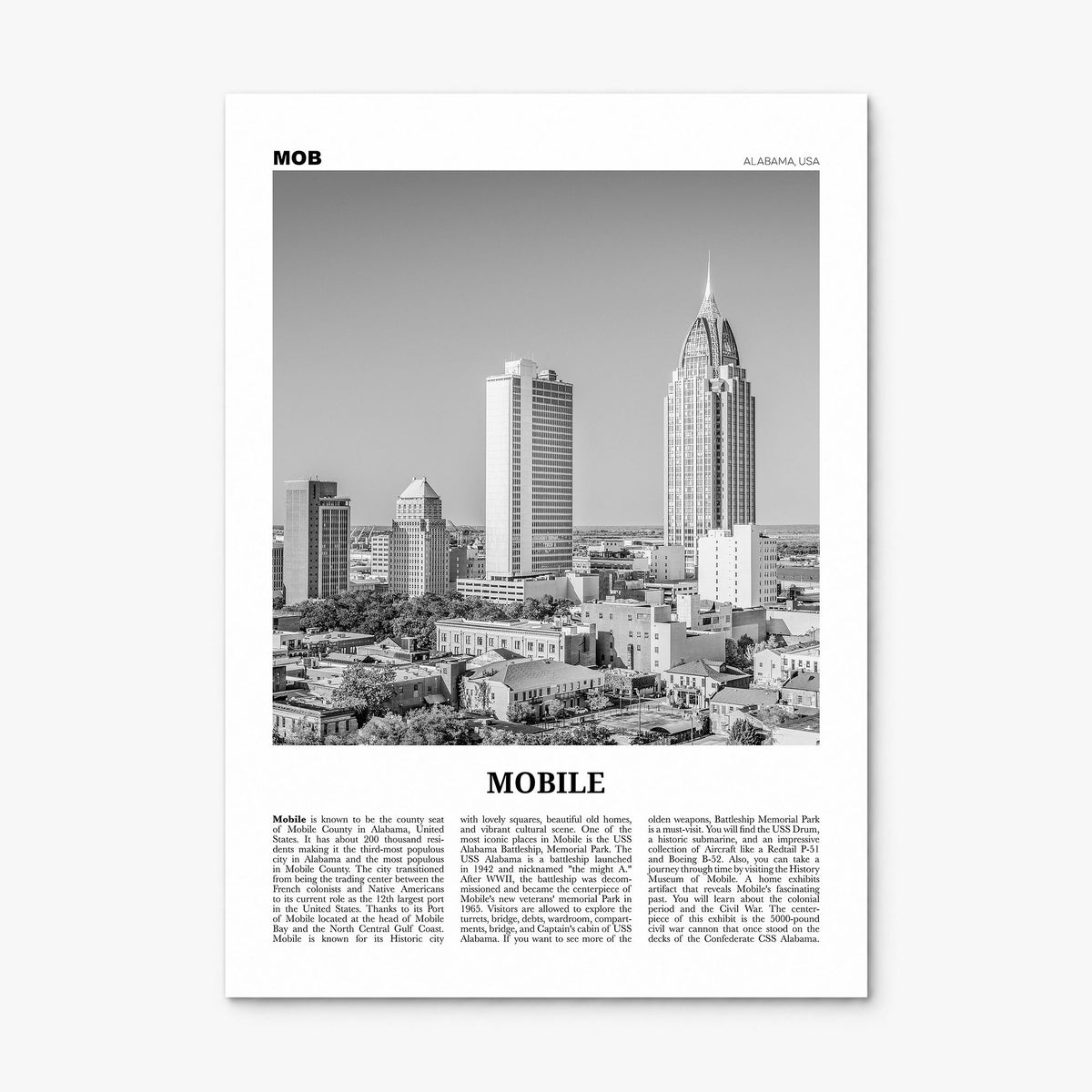 Mobile Newspaper Poster, print only (unframed)