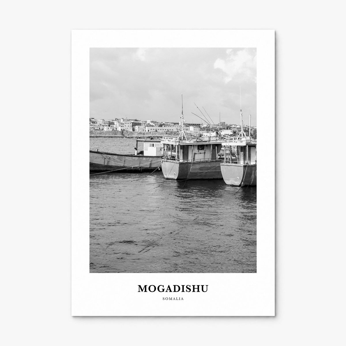 Mogadishu Classic Poster, print only (unframed)