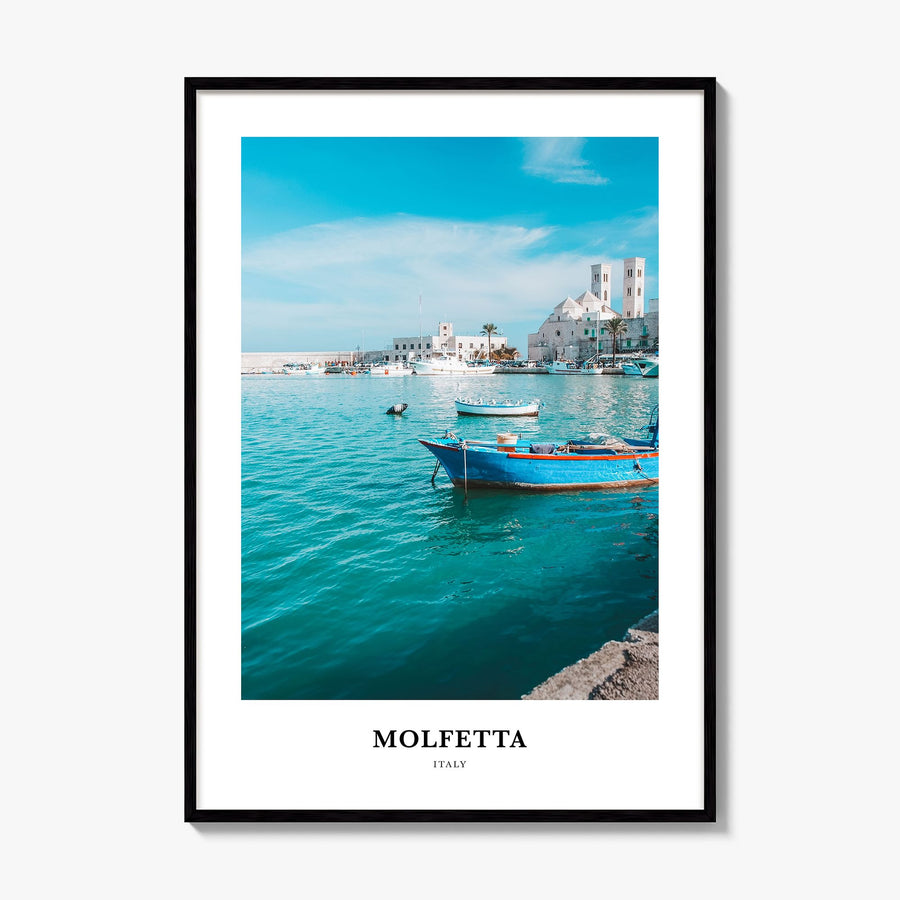 Molfetta Classic Poster, framed poster mockup