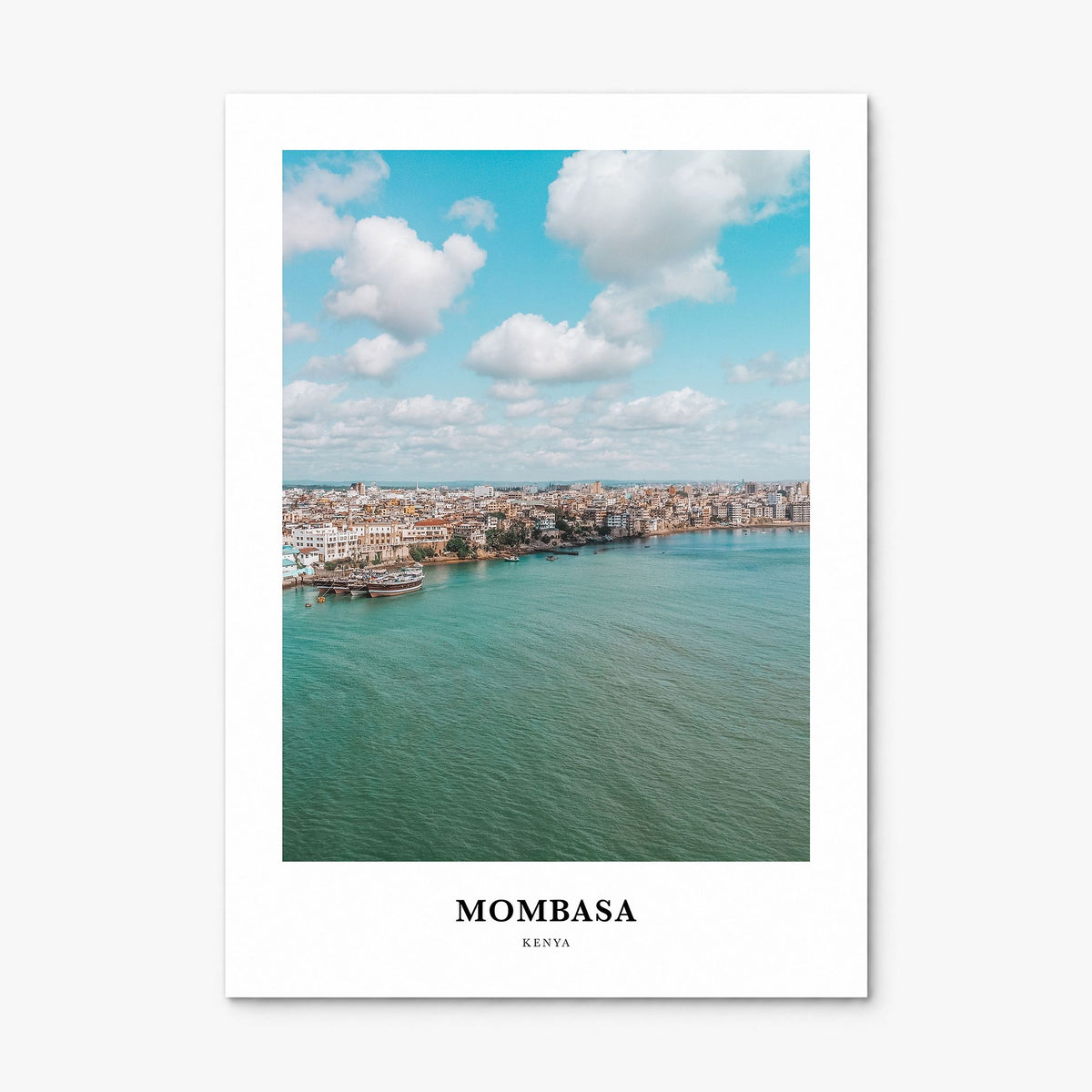 Mombasa Classic Poster, print only (unframed)