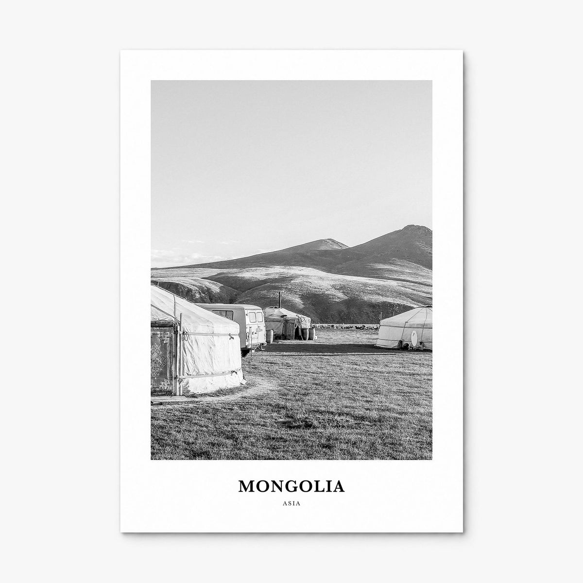Mongolia Classic Poster, print only (unframed)