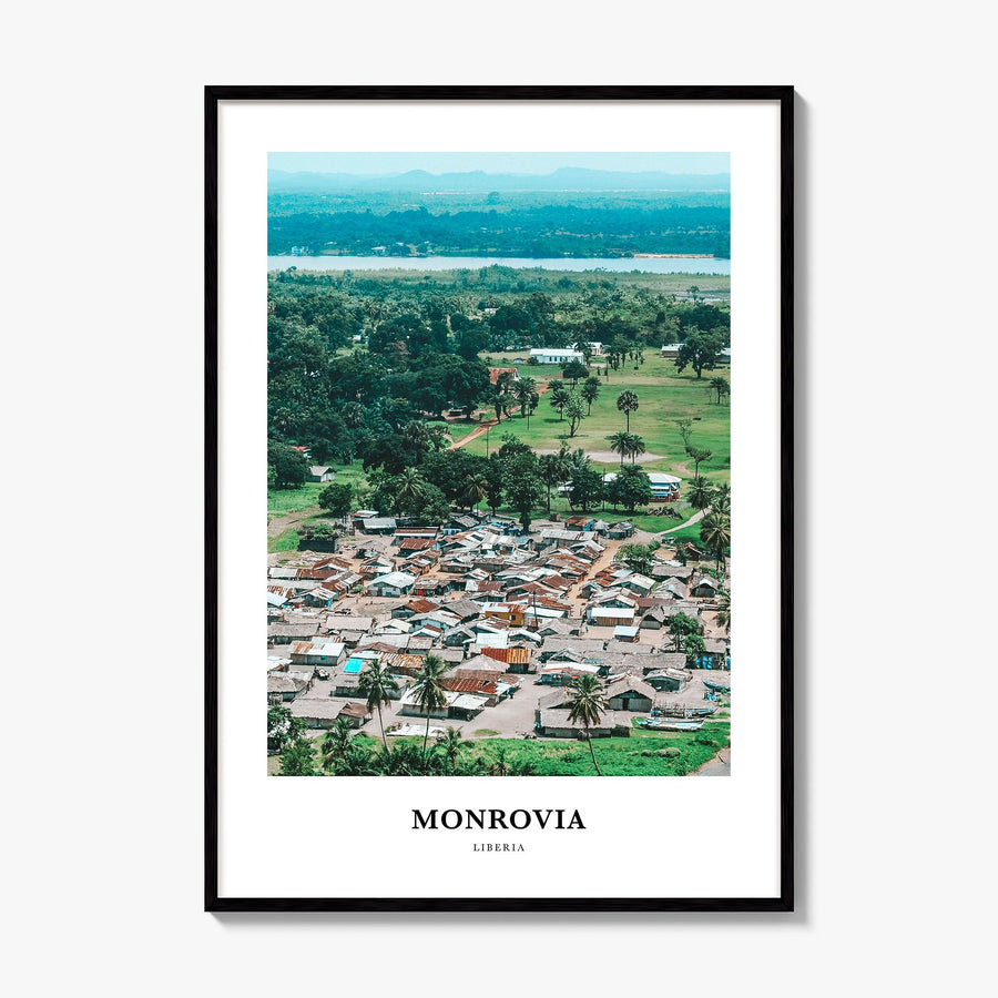 Monrovia Classic No 2 Poster, framed poster mockup