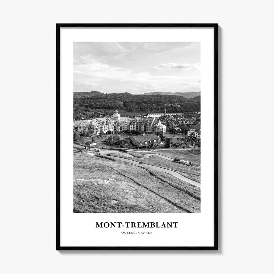 Mont-Tremblant Classic Poster, framed poster mockup