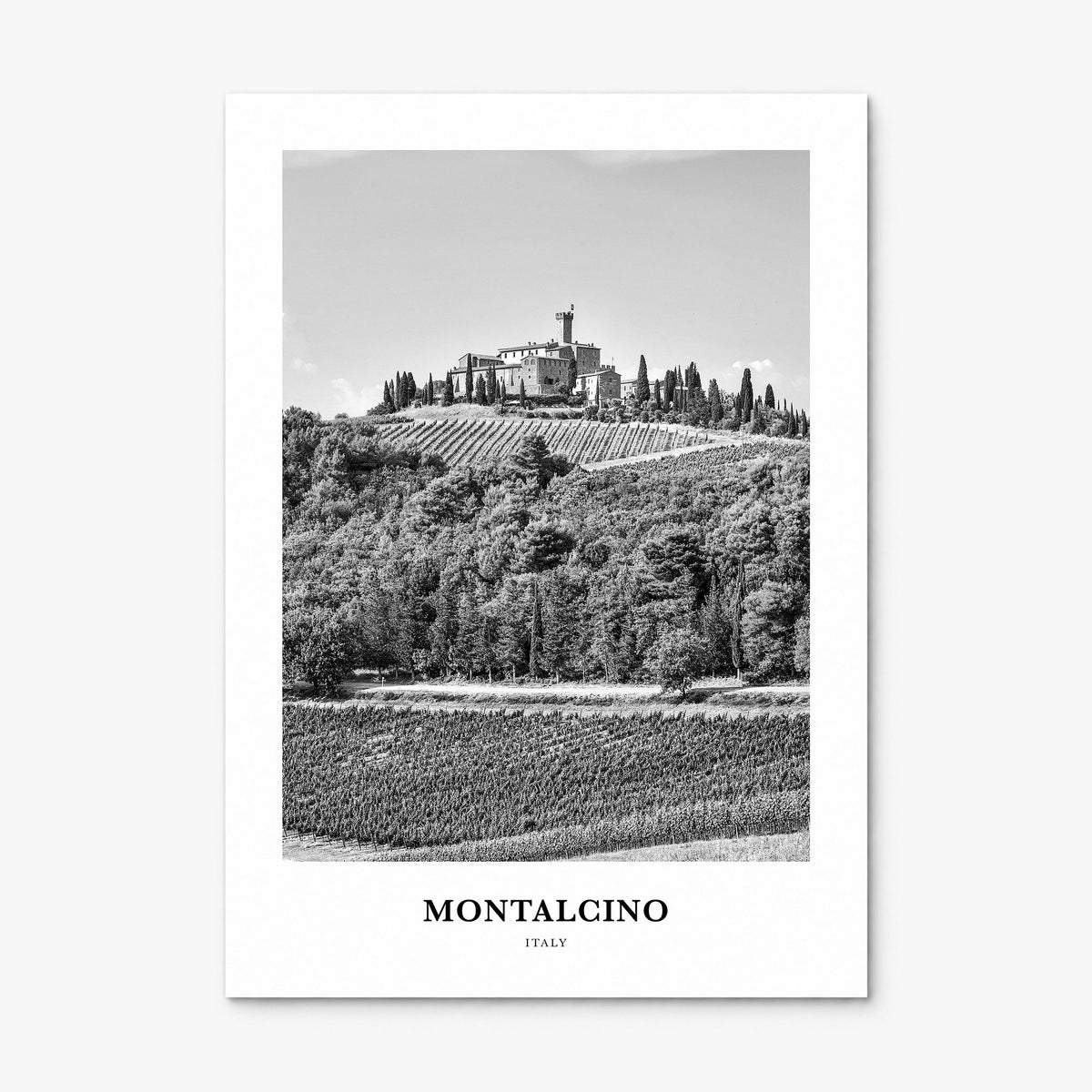 Montalcino Classic Poster, print only (unframed)