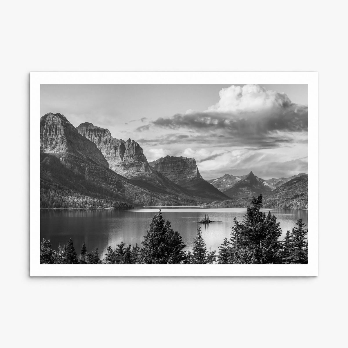 Montana Photo Poster, print only (unframed), white border