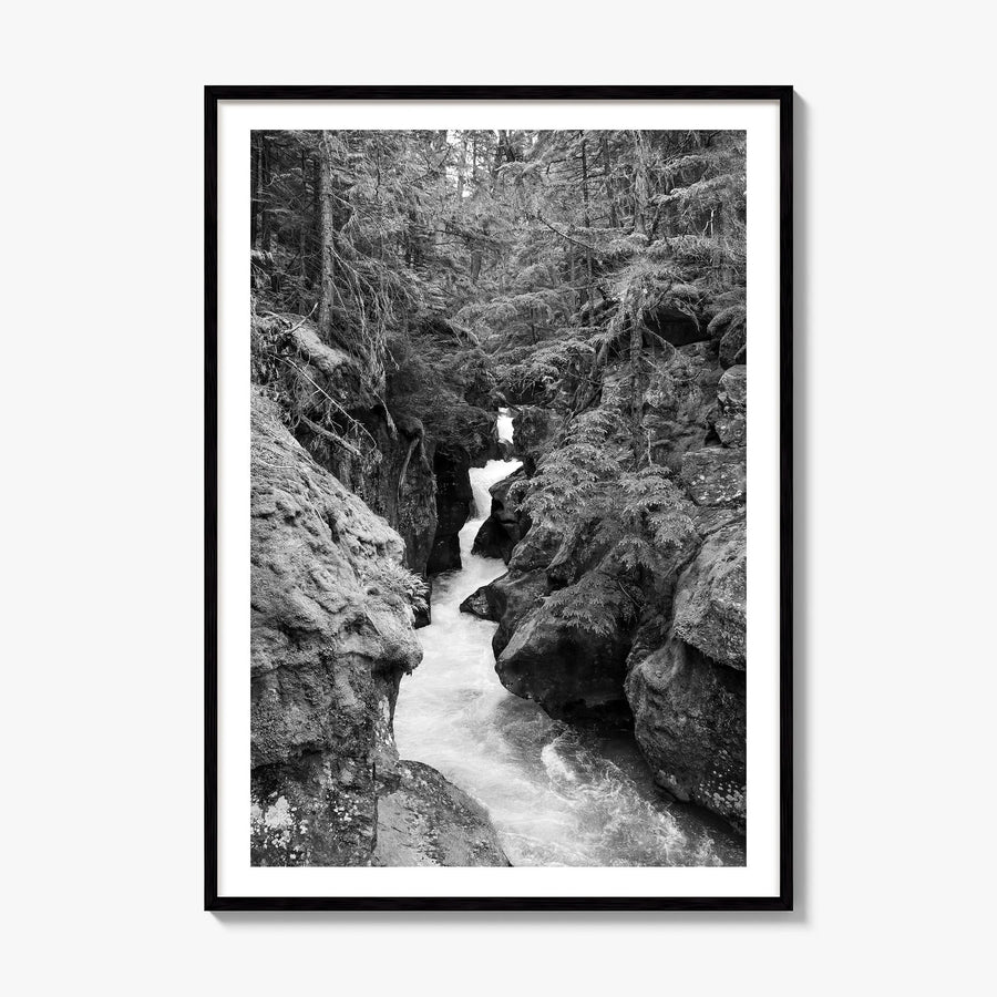 Montana Photo No 2 Poster, framed poster mockup, white border
