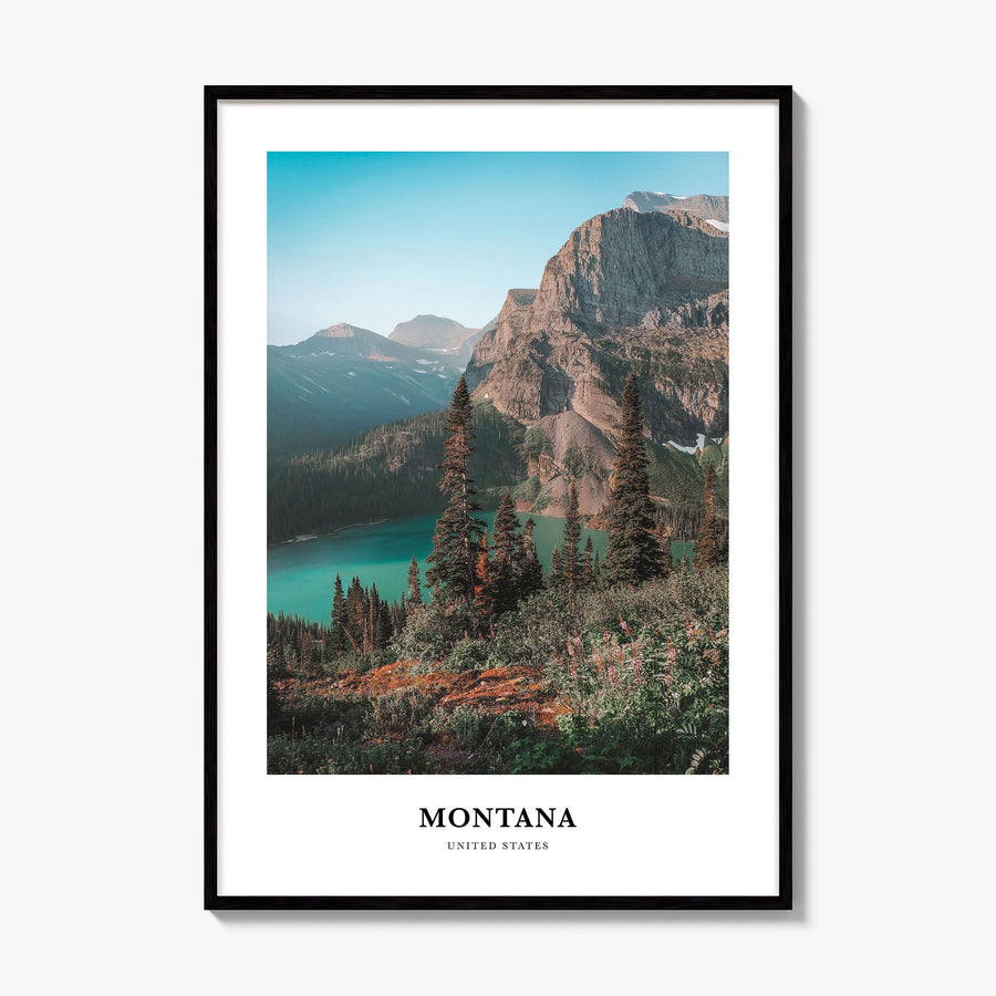 Montana Classic No 1 Poster, framed poster mockup