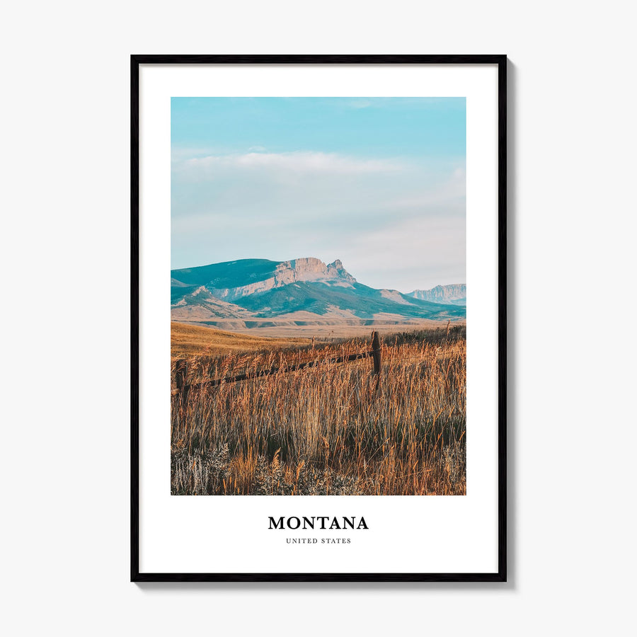 Montana Classic No 2 Poster, framed poster mockup