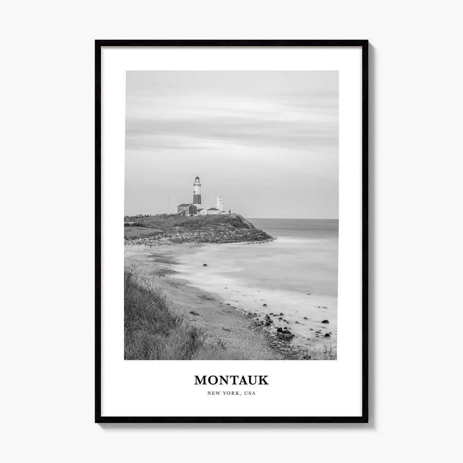 Montauk Classic No 1 Poster, framed poster mockup