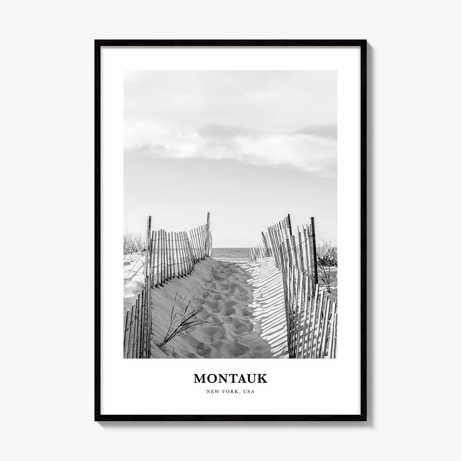 Montauk Classic No 2 Poster, framed poster mockup