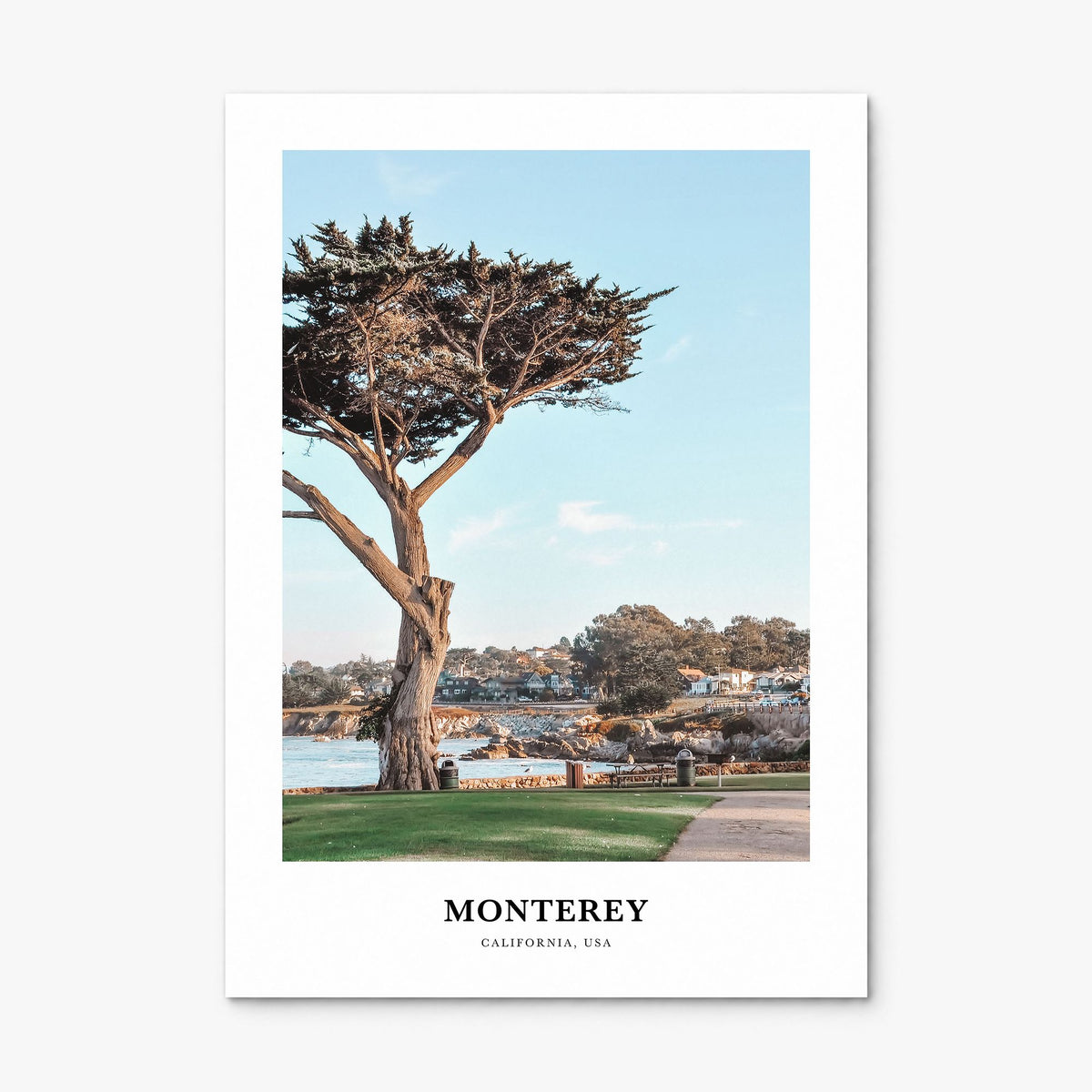 Monterey, California Classic Poster, print only (unframed)