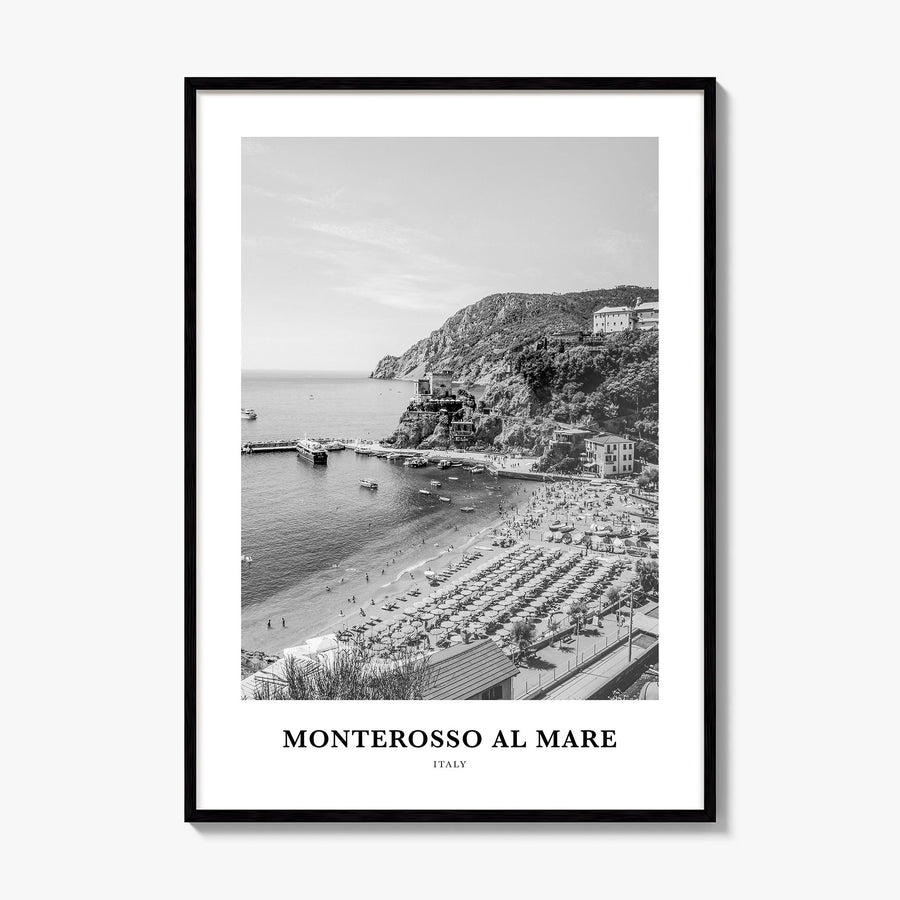 Monterosso al Mare Classic Poster, framed poster mockup