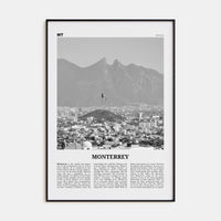 Monterrey No 2 Poster None / 8x12 in Nbourhood Travel B&W Poster