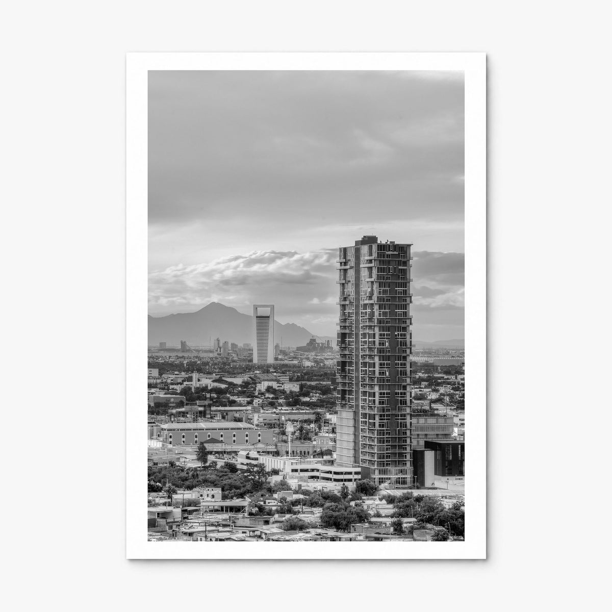 Monterrey Photo Poster, print only (unframed), white border