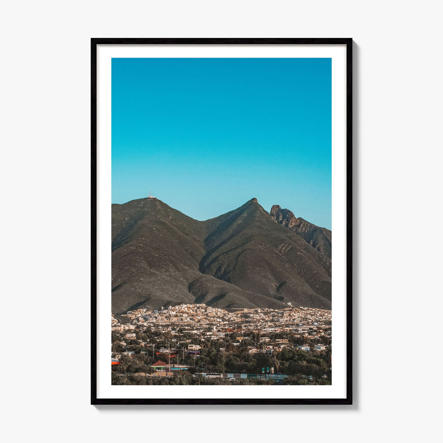 Monterrey Photo Poster, framed poster mockup, white border