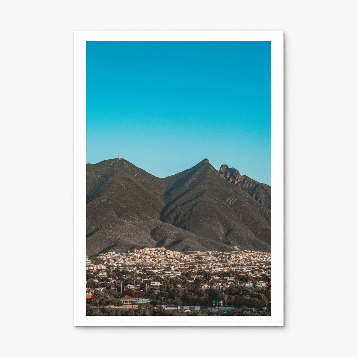 Monterrey Photo Poster, print only (unframed), white border