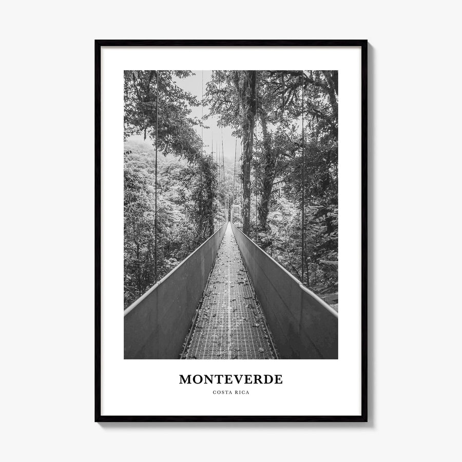 Monteverde Classic Poster, framed poster mockup