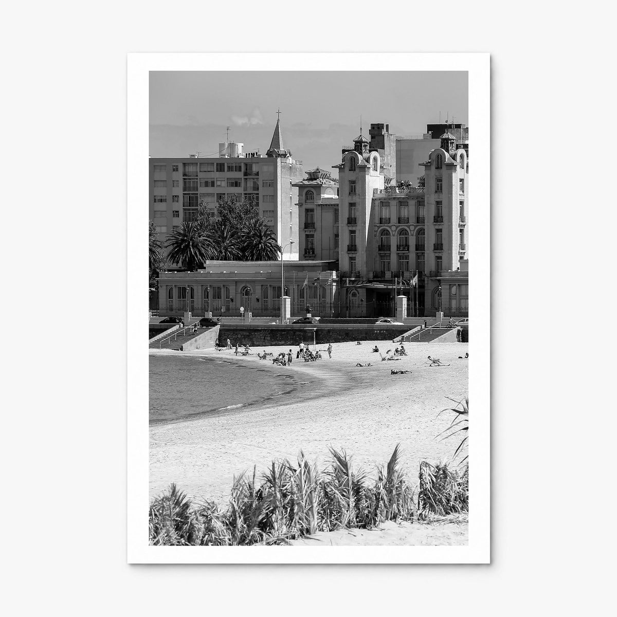 Montevideo Photo Poster, print only (unframed), white border