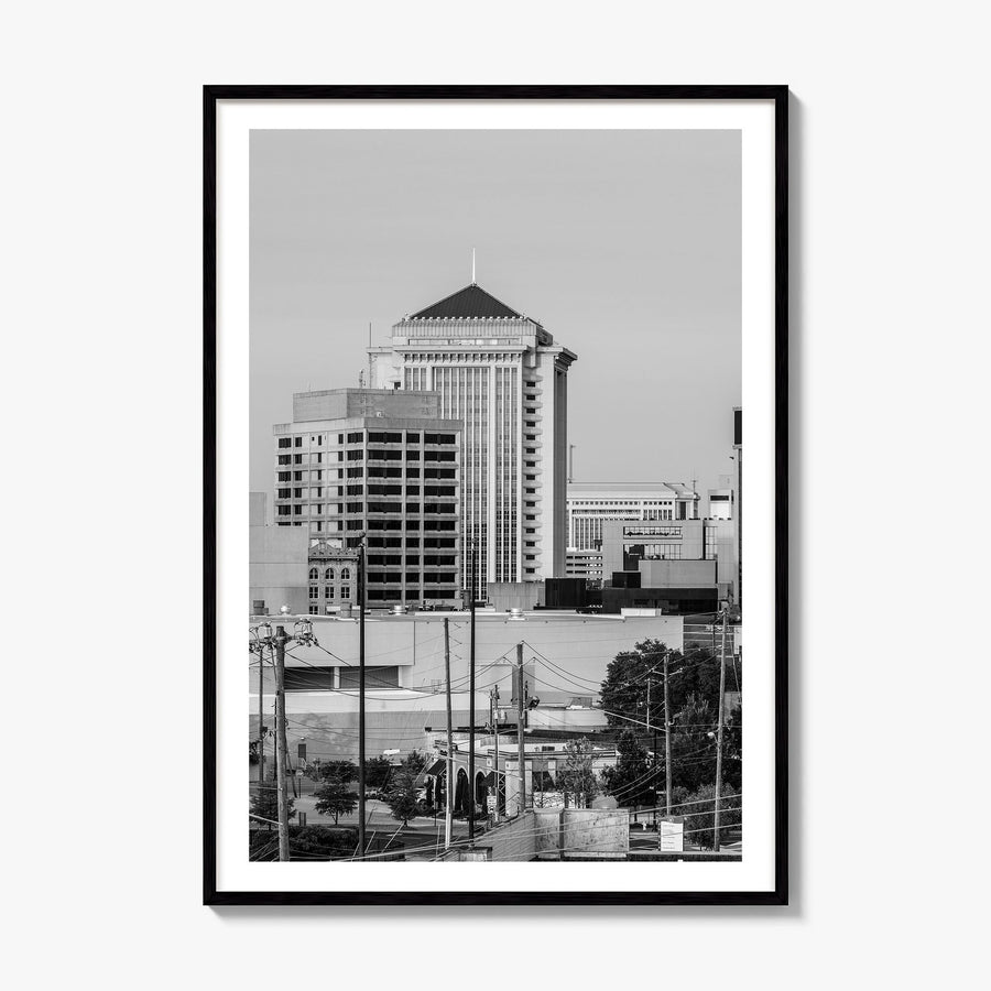 Montgomery Photo Poster, framed poster mockup, white border
