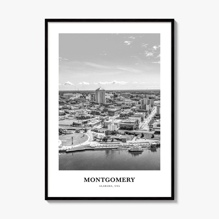 Montgomery Classic Poster, framed poster mockup