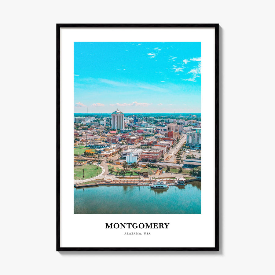 Montgomery Classic Poster, framed poster mockup