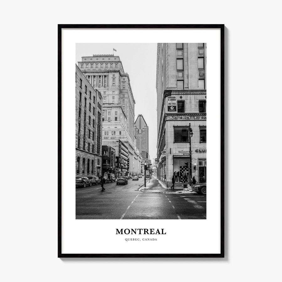Montreal Classic No 1 Poster, framed poster mockup