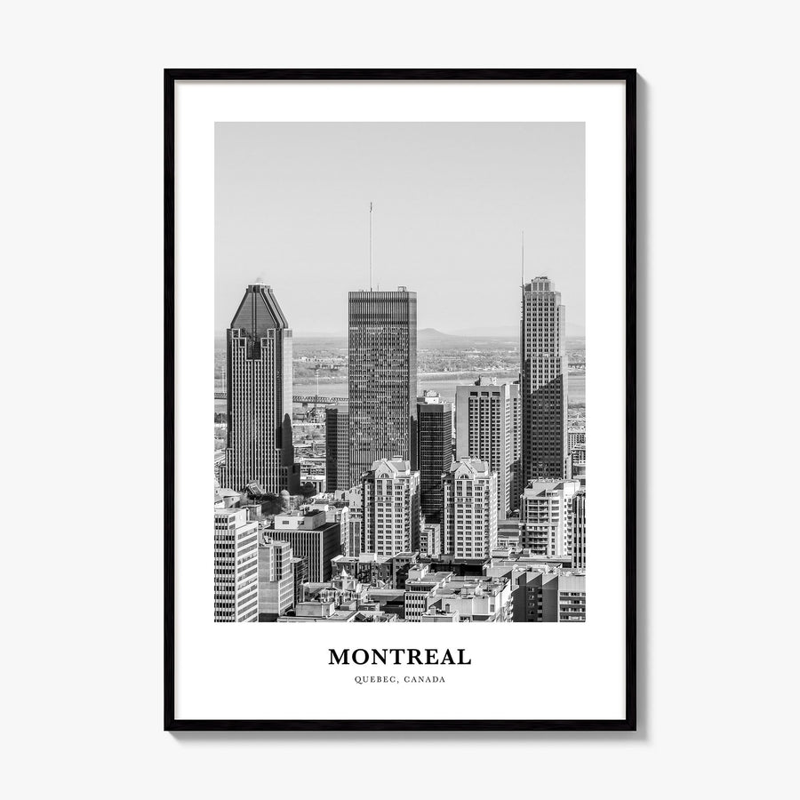 Montreal Classic No 2 Poster, framed poster mockup