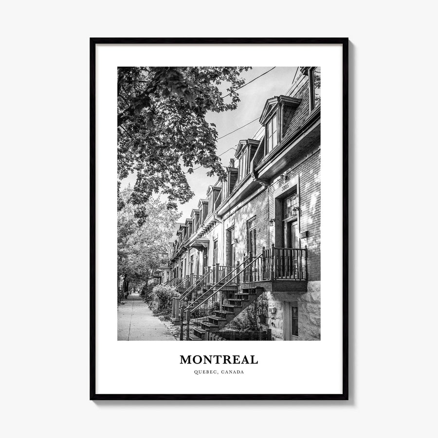 Montreal Classic No 3 Poster, framed poster mockup
