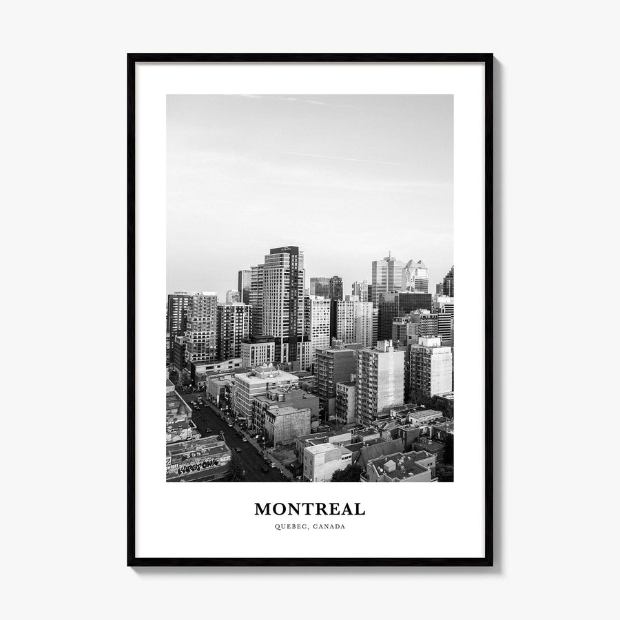 Montreal Classic No 4 Poster, framed poster mockup