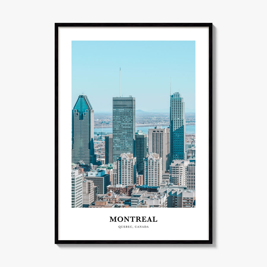 Montreal Classic No 2 Poster, framed poster mockup