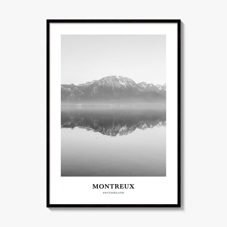 Montreux Classic Poster, framed poster mockup