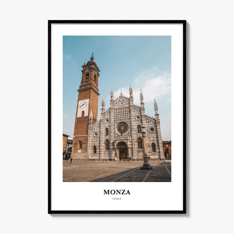 Monza Classic Poster, framed poster mockup
