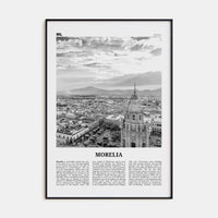 Morelia Poster None / 8x12 in Nbourhood Travel B&W Poster