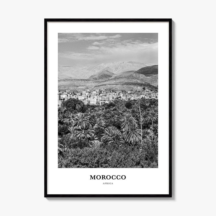 Morocco Classic Poster, framed poster mockup