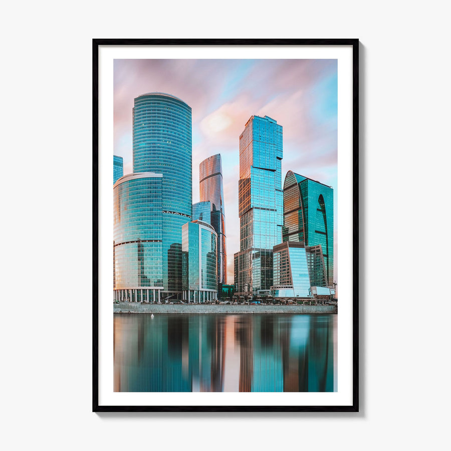 Moscow, Russia Photo No 2 Poster, framed poster mockup, white border