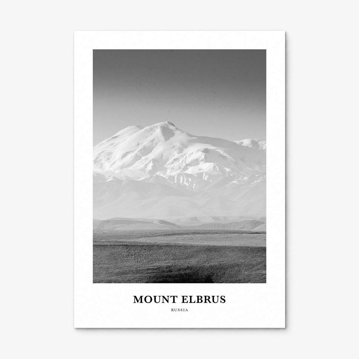 Mount Elbrus Classic Poster, print only (unframed)
