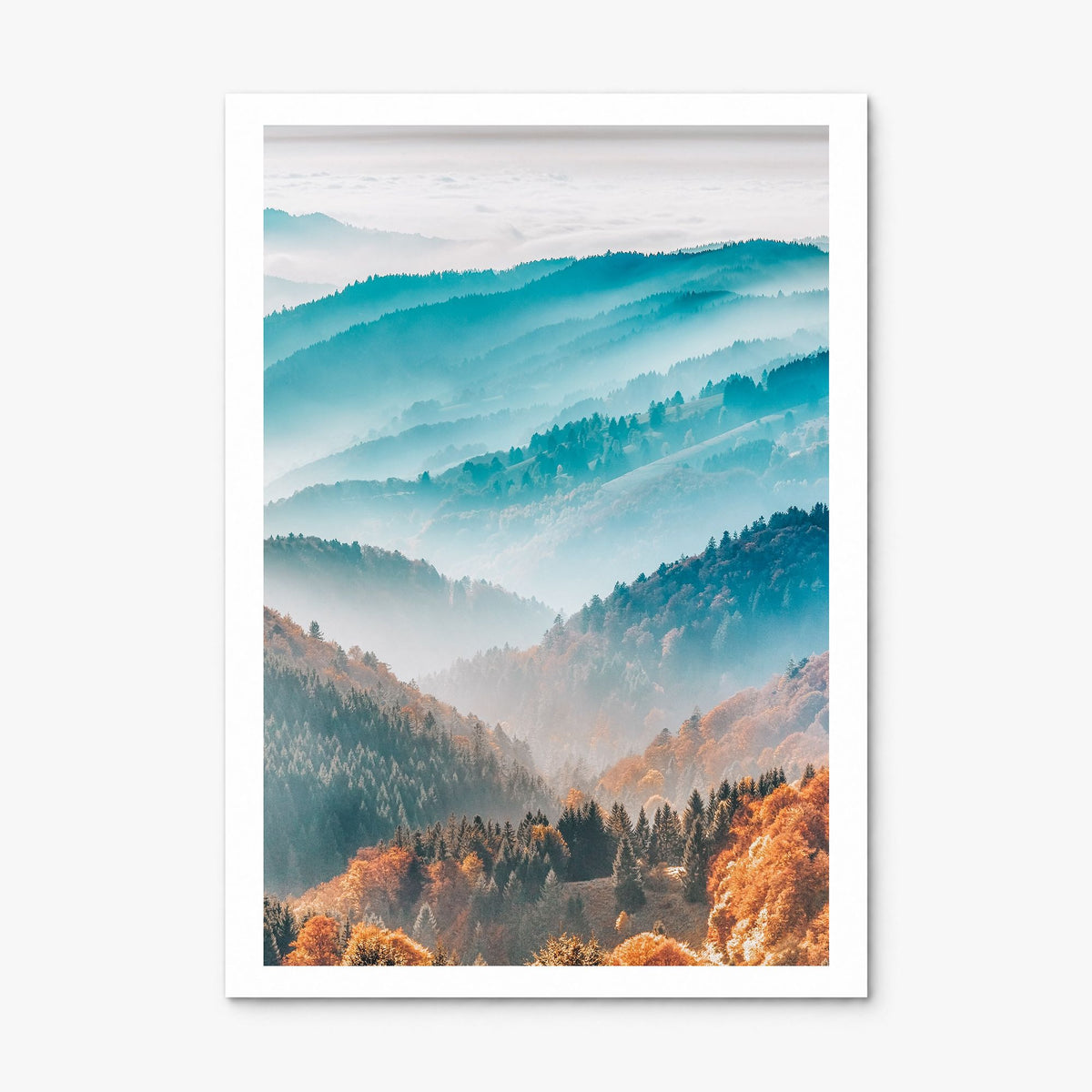 Mountain Landscape Photo No 1 Poster, print only (unframed), white border
