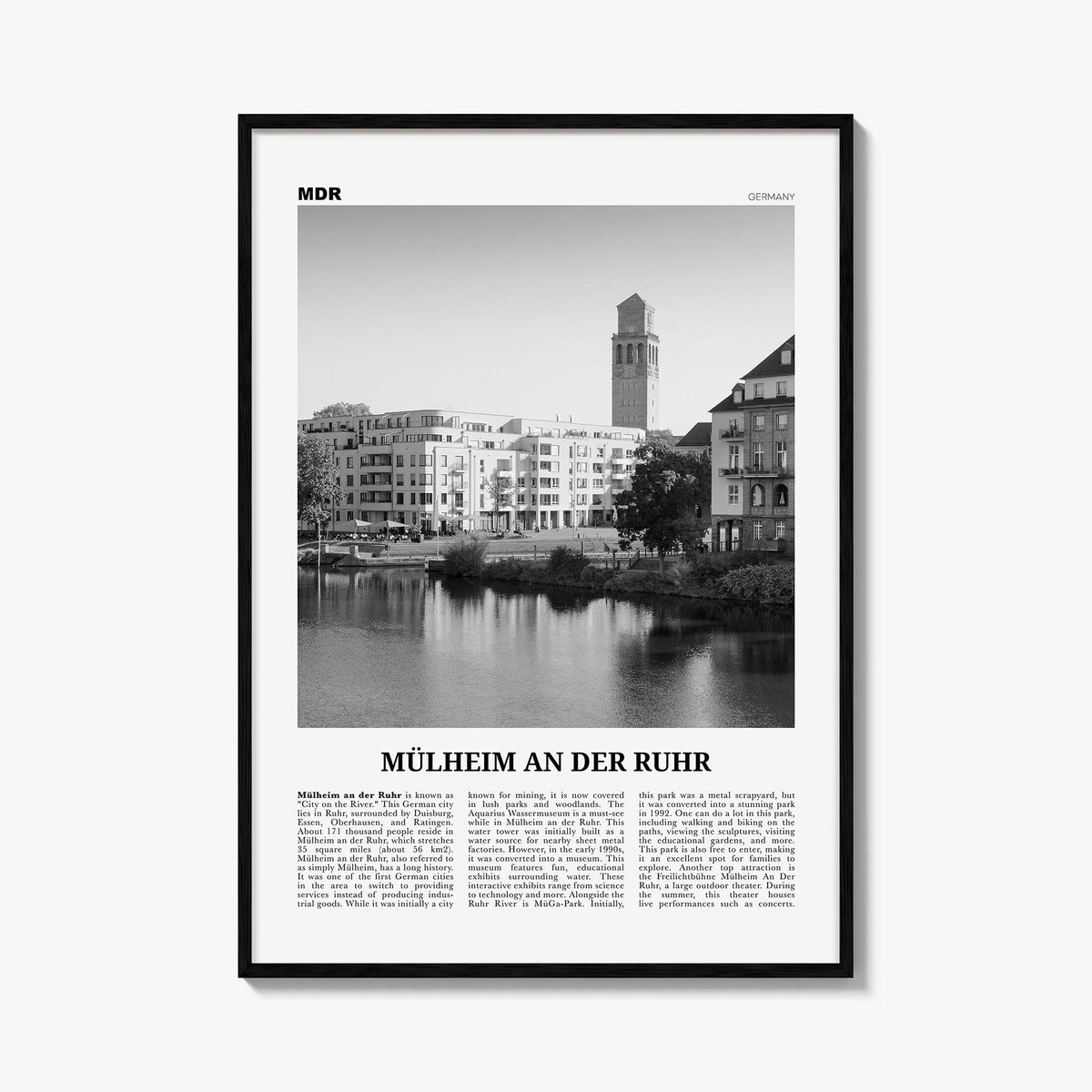 Mülheim an der Ruhr Newspaper Poster