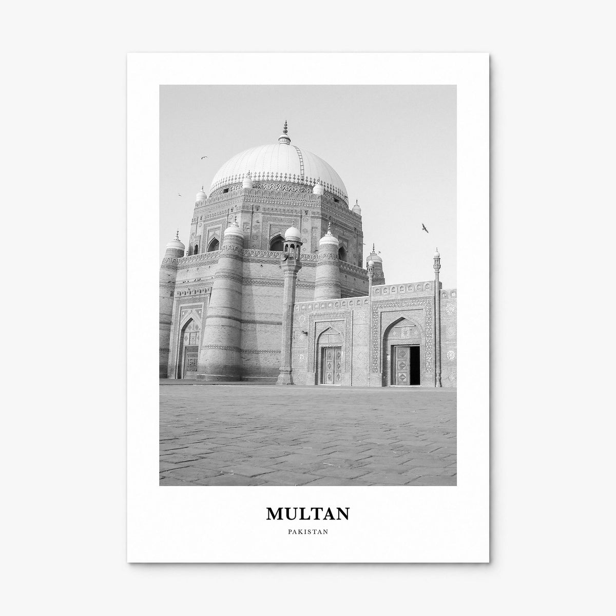 Multan Classic Poster, print only (unframed)