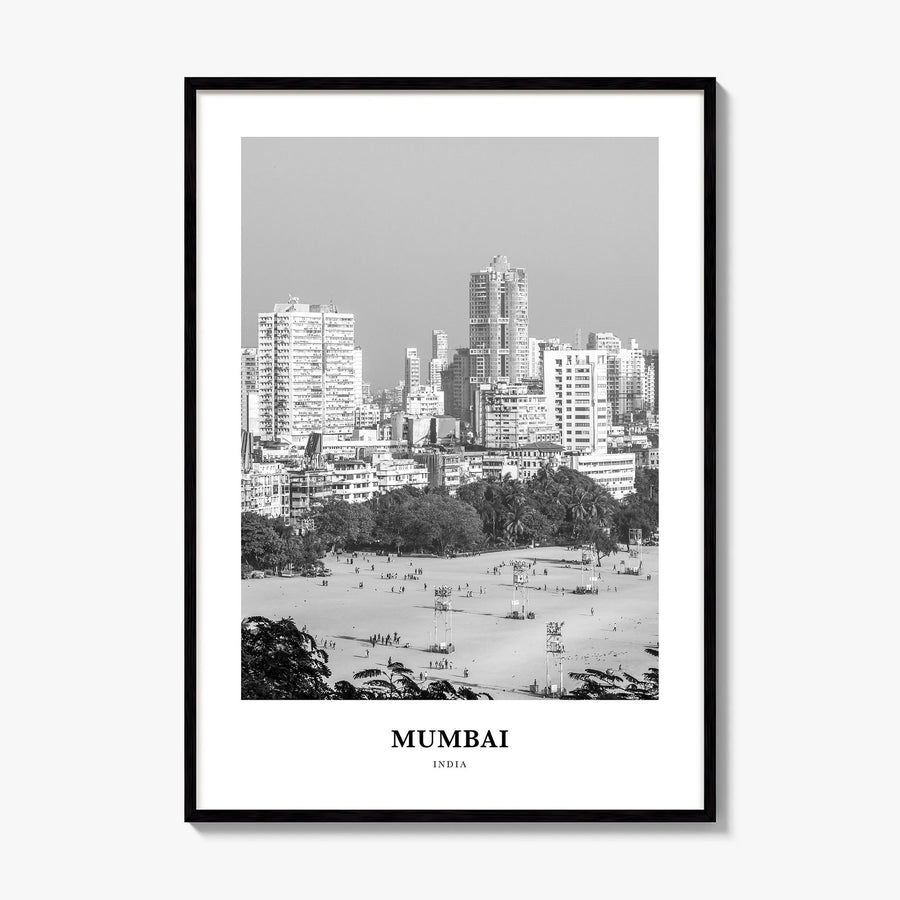 Mumbai Classic Poster, framed poster mockup