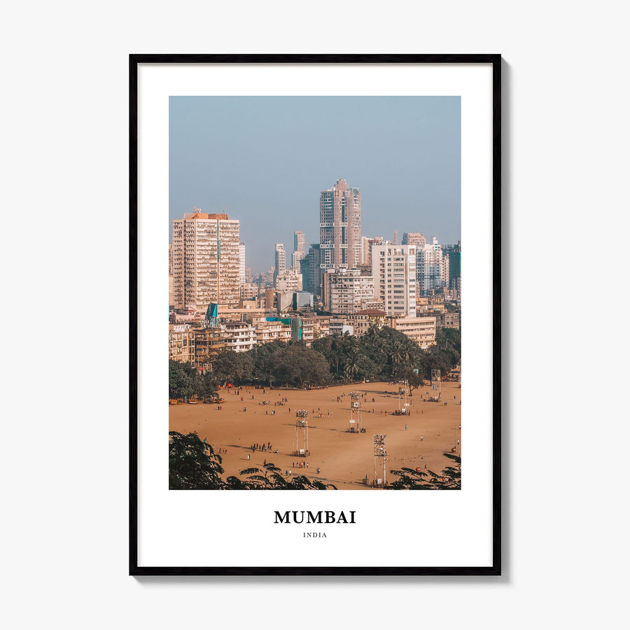 Mumbai Classic Poster, framed poster mockup