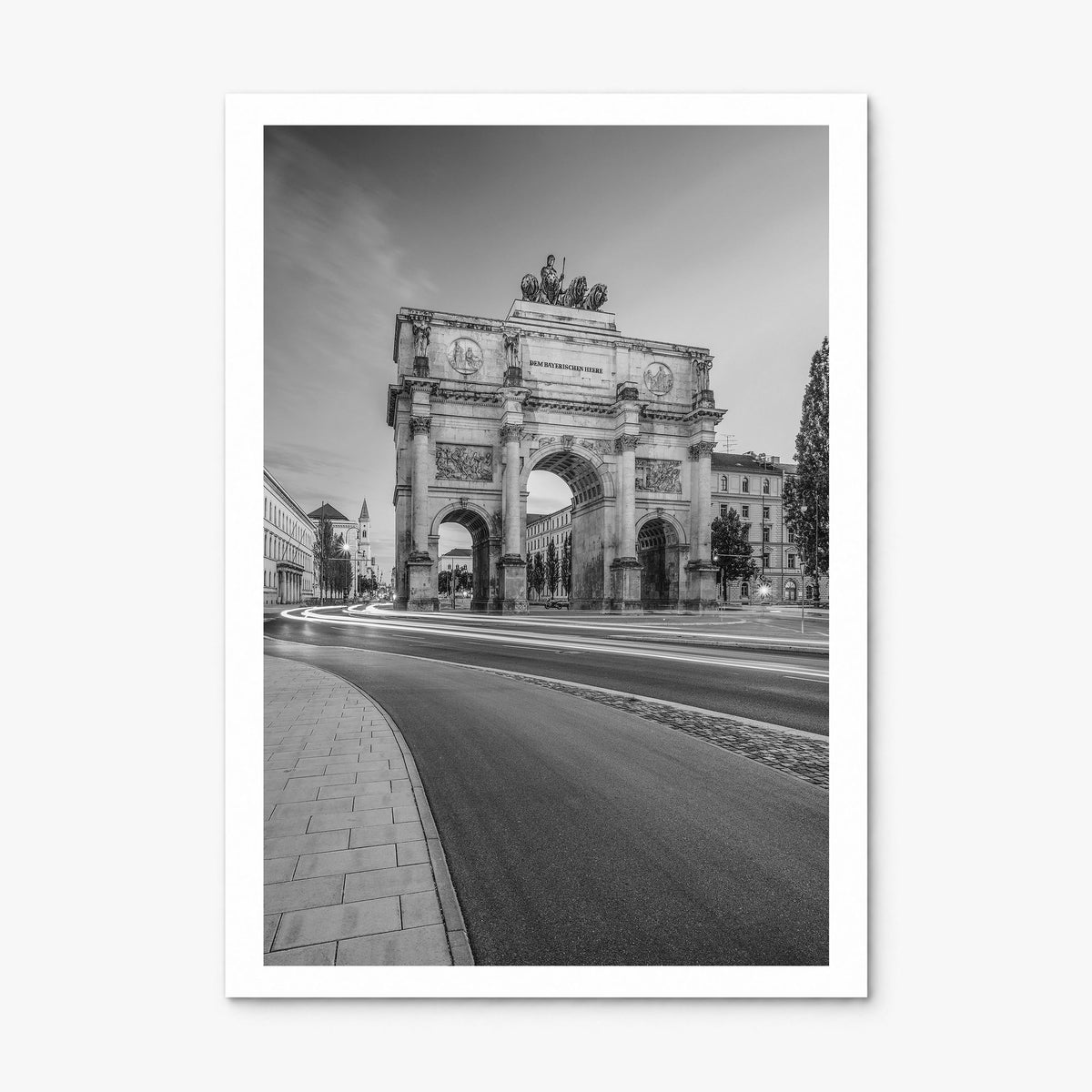 Munich Photo No 3 Poster, print only (unframed), white border