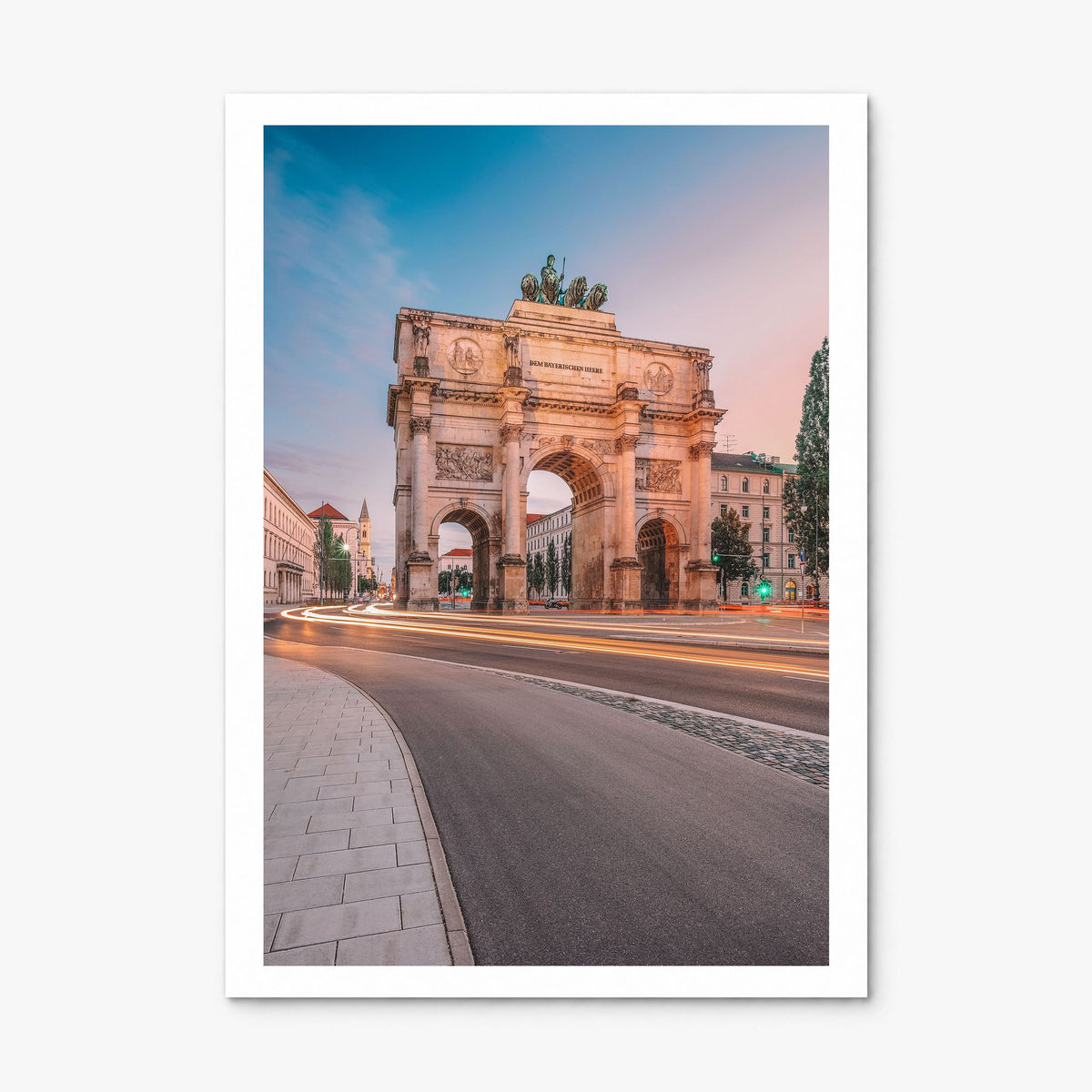 Munich Photo No 2 Poster, print only (unframed), white border