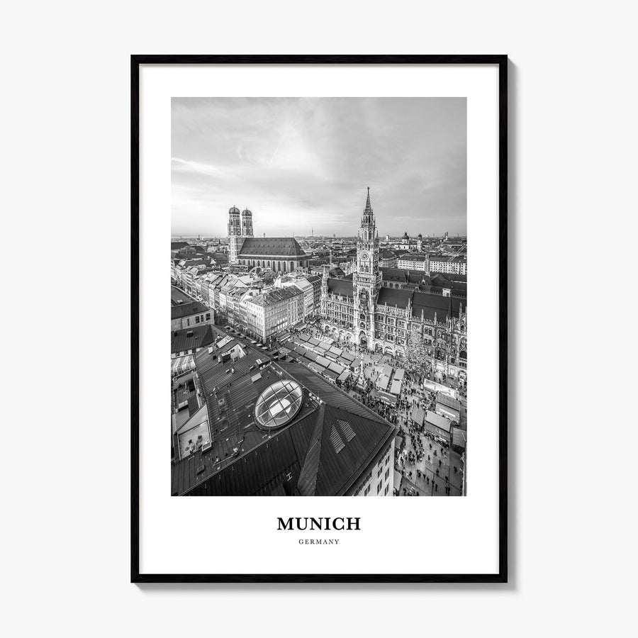 Munich Classic Poster, framed poster mockup