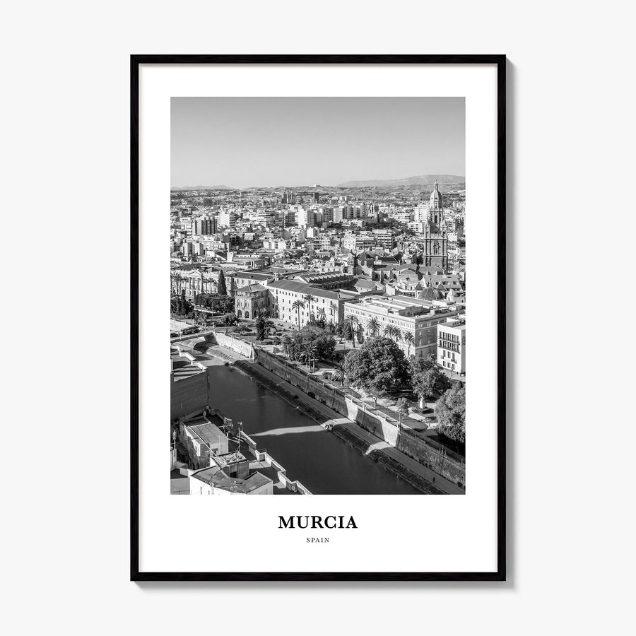 Murcia Classic Poster, framed poster mockup