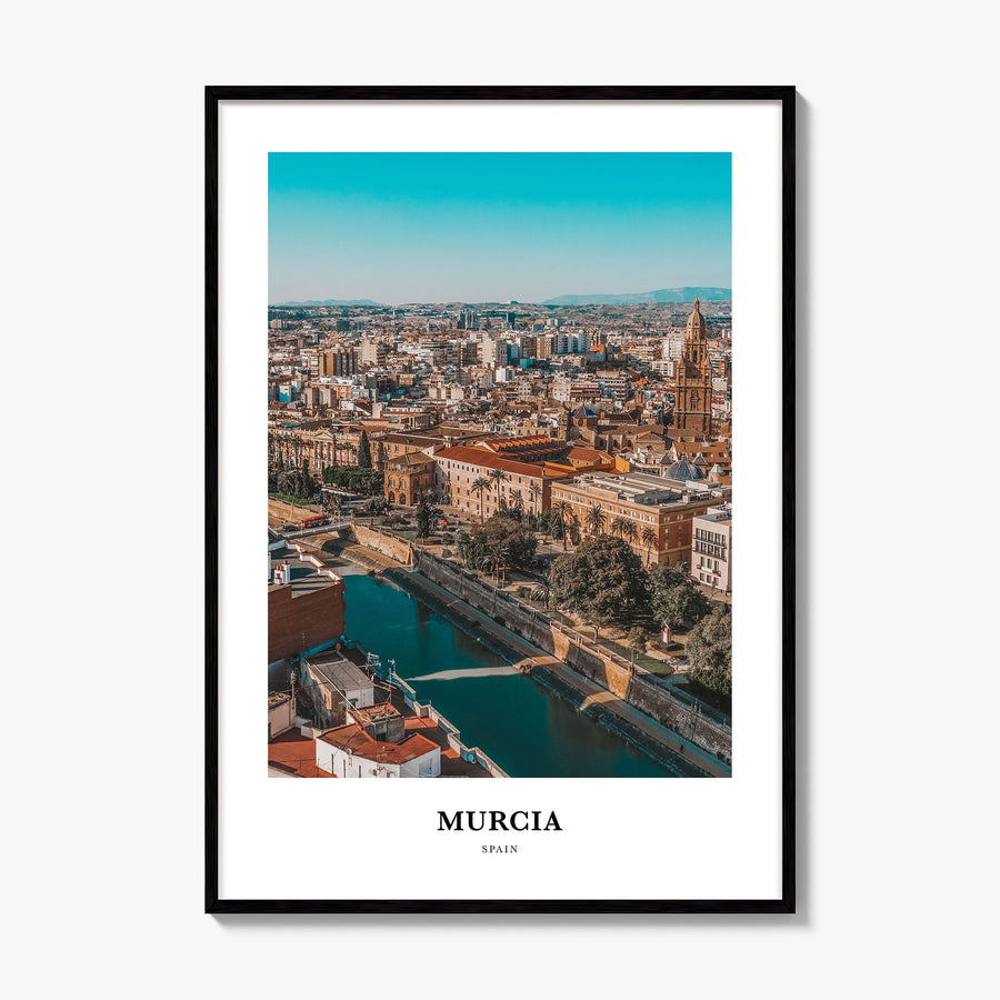 Murcia Classic Poster, framed poster mockup