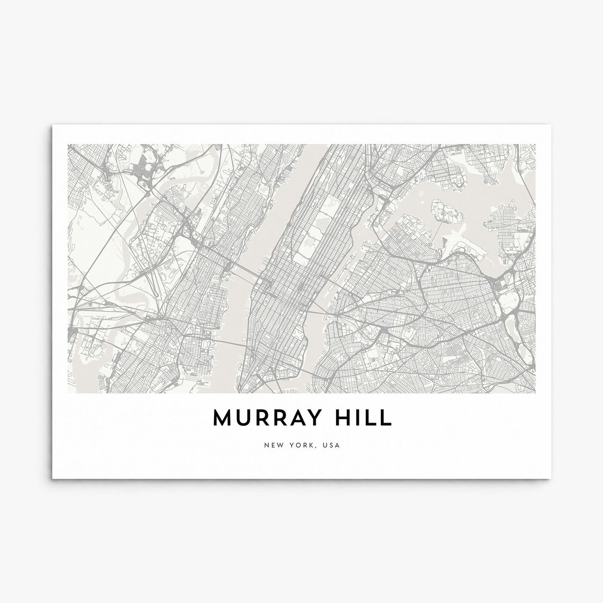 Murray Hill Map Poster, print only (unframed)
